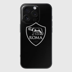 Чехол для iPhone 16 Pro силиконовый с защитой камеры Roma sport fc club