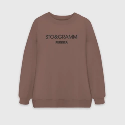 Женский свитшот oversize без начеса хлопок Sto and gramm - сто грамм
