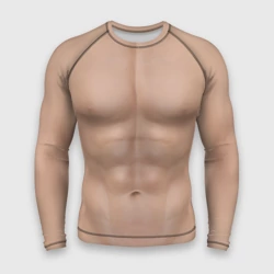 Мужской рашгард 3D Накаченное тело мужчины