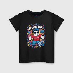 Роблокс люблю – Детская футболка хлопок с принтом купить со скидкой в -20%