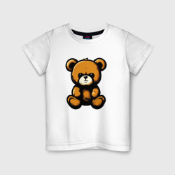 Тедди медведь – Футболка из хлопка с принтом купить со скидкой в -20%