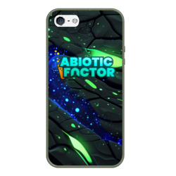 Abiotic Factor logo  bright neon – Чехол для iPhone 5/5S матовый с принтом купить