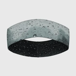 Повязка на голову 3D Капли дождя в темноте