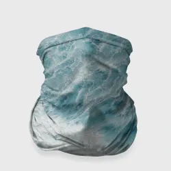 Бандана-труба 3D Морская бирюзовая волна