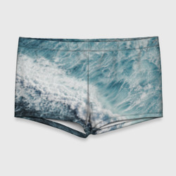 Морская бирюзовая волна – Мужские купальные плавки 3D с принтом купить со скидкой в -11%