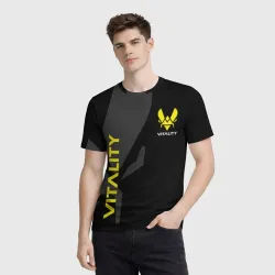 Мужская футболка 3D Команда Vitality - фото 2