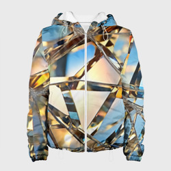 Грани стекла – Женская куртка 3D с принтом купить со скидкой в -10%