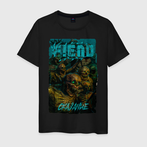Мужская футболка хлопок Fiend Сказание, цвет черный