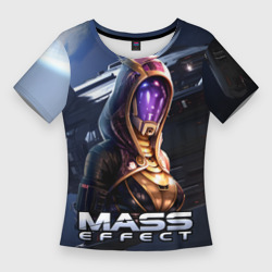 Mass Effect  Тали Зора – Женская футболка 3D Slim с принтом купить