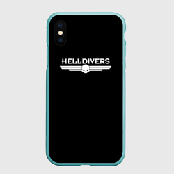 Чехол для iPhone XS Max матовый Helldivers шутер