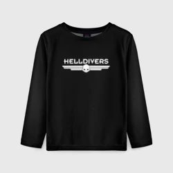 Детский лонгслив 3D Helldivers шутер