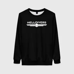 Женский свитшот 3D Helldivers шутер