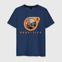 Скуф лайф – Мужская футболка хлопок с принтом купить со скидкой в -20%