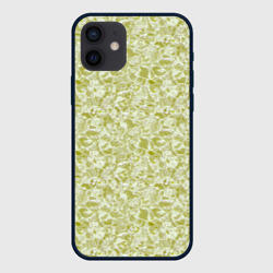 Паттерн светло-зеленые волны – Чехол для iPhone 12 Mini с принтом купить
