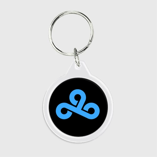 Брелок круглый Cloud9 - logo