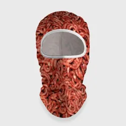 Балаклава 3D Мясной фарш текстура