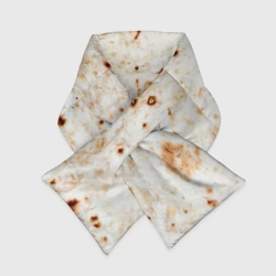 Шарф-пуховик 3D Текстура светлого лаваша