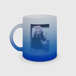 Кружка матовая стеклянная Надзуна Нанакуса - Песнь ночных сов