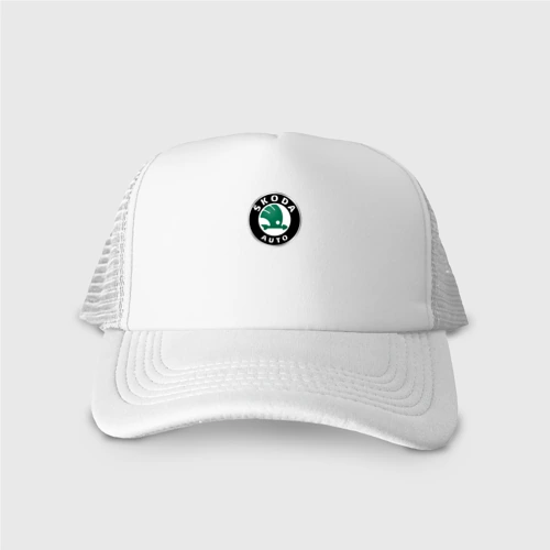 Кепка тракер с сеткой Skoda auto brend