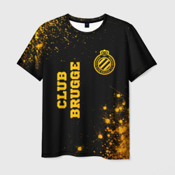 Club Brugge - gold gradient вертикально – Мужская футболка 3D с принтом купить со скидкой в -26%