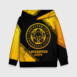 Leicester City - gold gradient – Детская толстовка 3D с принтом купить со скидкой в -20%