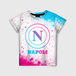 Napoli neon gradient style – Детская футболка 3D с принтом купить со скидкой в -33%