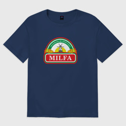 Женская футболка хлопок Oversize Milfa милфа