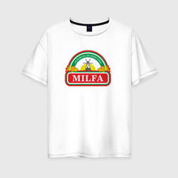 Женская футболка хлопок Oversize Milfa милфа