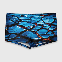 Синие поломанные камни – Мужские купальные плавки 3D с принтом купить со скидкой в -11%