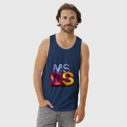 Мужская майка хлопок Ms DOS - фото 2
