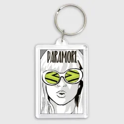 Брелок прямоугольный 35*50 Paramore - Hayley Williams