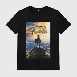 Мужская футболка хлопок Легенда о зельде - Линк