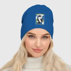 Женская шапка демисезонная Магическая битва Тоджи Фушигуро  - фото 2