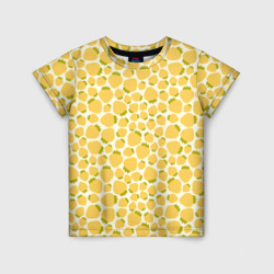 Паттерн с желтой клубникой – Детская футболка 3D с принтом купить со скидкой в -33%