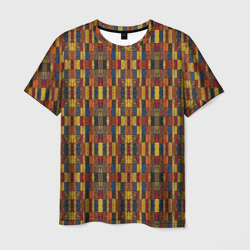 Африканский геометрический узор-паттерн – Мужская футболка 3D с принтом купить со скидкой в -26%