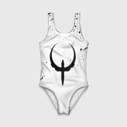 Детский купальник 3D Квейк краски текстура гейм - фото 2