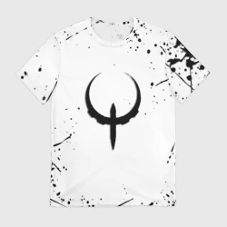 Мужская футболка 3D Квейк краски текстура гейм