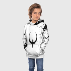Детская толстовка 3D Квейк краски текстура гейм - фото 2