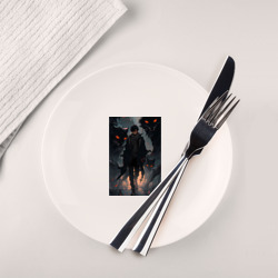 Тарелка Мэгуми Фусигуро арт Магическая битва