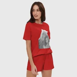 Женская пижама с шортиками хлопок Очень приятно Бог Томоэ - фото 2
