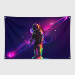 Безлюдный космос – Флаг-баннер с принтом купить