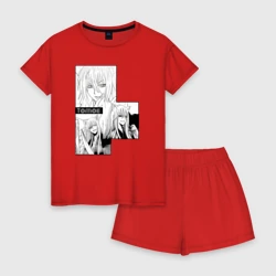 Женская пижама с шортиками хлопок Очень приятно Бог Томоэ