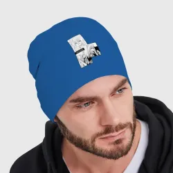 Мужская шапка демисезонная Очень приятно Бог Томоэ - фото 2