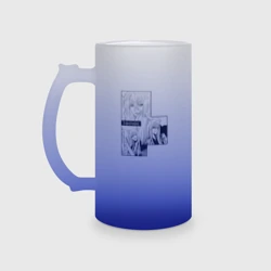 Кружка пивная матовое стекло Очень приятно Бог Томоэ