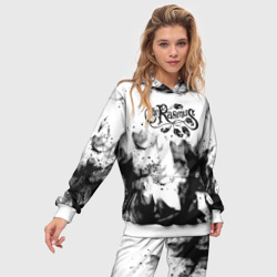 Женский костюм с толстовкой 3D Rasmus smoke steel - фото 2