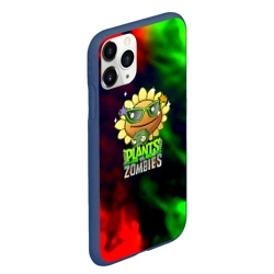 Чехол для iPhone 11 Pro Max матовый Plants vs zombies огненный градиент - фото 2