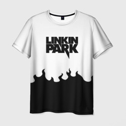 Linkin park rock fire – Мужская футболка 3D с принтом купить со скидкой в -26%