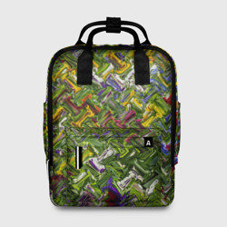 Разноцветная абстракция – Женский рюкзак 3D с принтом купить