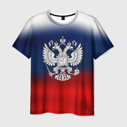 Россия герб краски – Мужская футболка 3D с принтом купить со скидкой в -26%