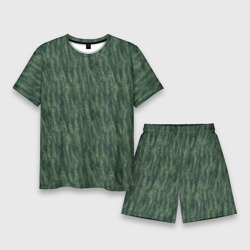 Зеленые клубы шерсти – Мужской костюм с шортами 3D с принтом купить